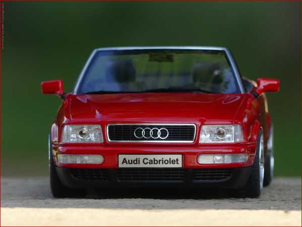 1:18 Audi 80 2.8 V6 Cabrio "Rot Edition"